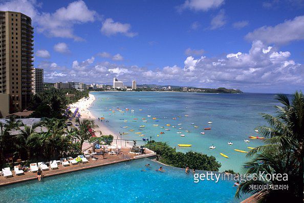 괌 투몬 바다 풍경. 게티이미지코리아.