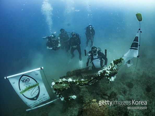 괌의 다이빙 포인트 중 하나인 ‘토카이 마루 스팟’. 게티이미지코리아.