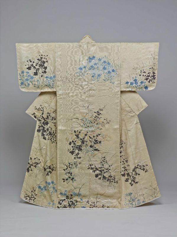 오가타 고린, ＜가을풀무늬 고소데＞, 에도 시대 18세기, 국립중앙박물관