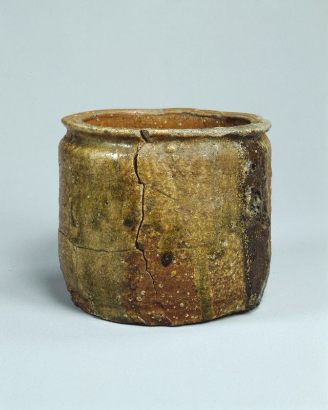 ＜‘시바노이오리’라 불린 물항아리＞, 아즈치 모모야마 시대~에도 시대 16~17세기, 도쿄국립박물관, 일본 중요문화재