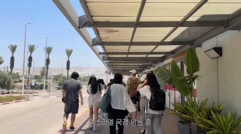 교민 대피 지원에 참여했던 유학생 A씨의 피란 브이로그, 조회수 100만 회 돌파. 출처 〈유튜브 갈무리 @마땅한게없네〉