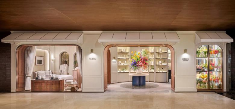 파르나스호텔 1층에 위치한 ‘아틀리에 에플로어’와 ‘파르나스호텔 컬렉션 부티크’. 파르나스호텔 제공