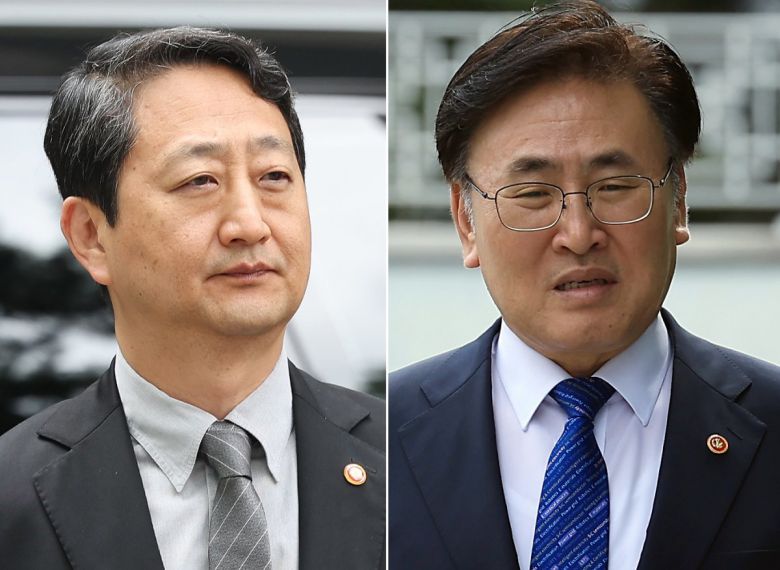 안덕근 산업통상자원부 장관, 유상임 과학기술정보통신부 장관