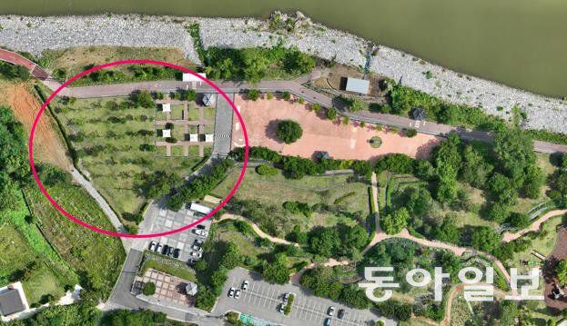 미군 추모 공간 건립 위치도. 평택시  제공