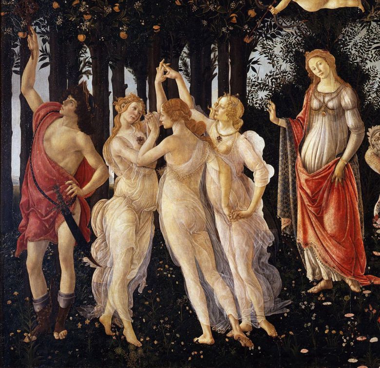 산드로 보티첼리가 15세기에 그린 작품 ‘프리마베라’. 사진 출처 위키피디아.