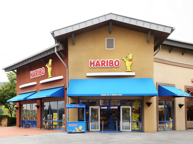 하리보 스토어 외부 전경. 하리보코리아