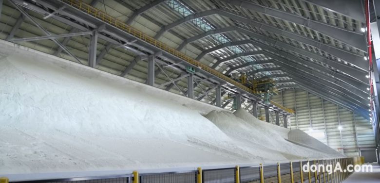 포스코필바라리튬솔루션이 보관하고 있는 리튬 스포듀민