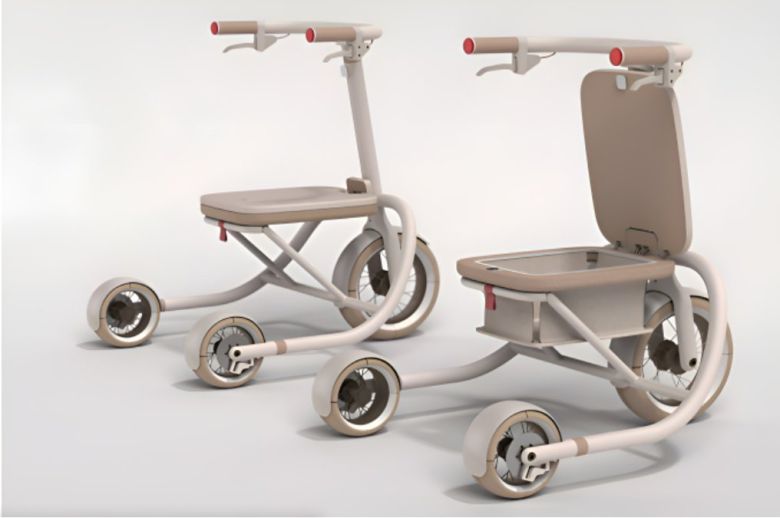 광주디자인비엔날레 1전시관에서 선보이는 영국 왕립예술대학원 헬렌 함린 센터 작품 ‘롤레이터’. 광주비엔날레재단 제공