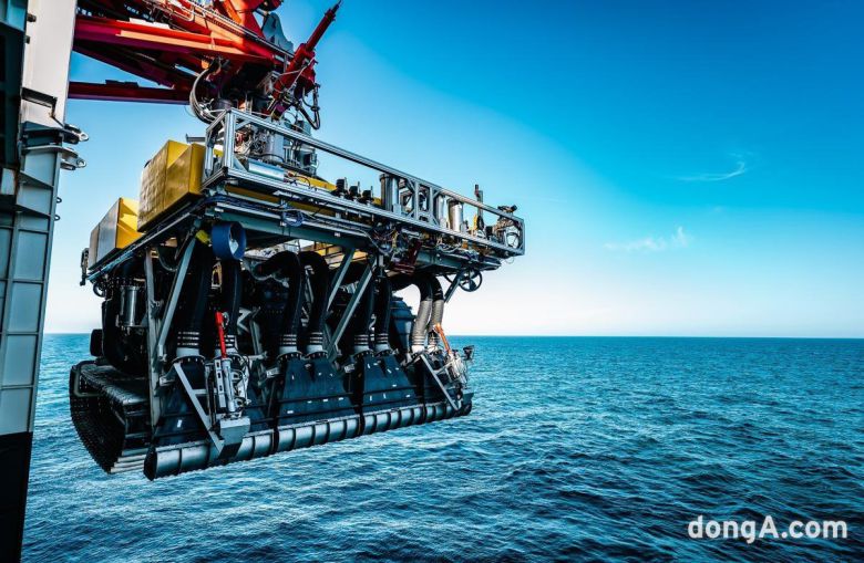 해저광물채굴 장비. TMC