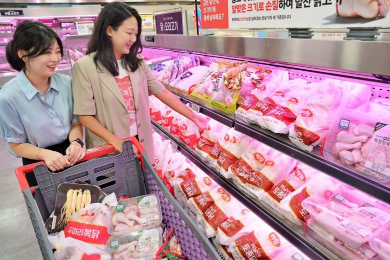 롯데마트 제타플렉스 잠실점에서 보양식을 쇼핑하고 있는 소비자 모습. 롯데쇼핑 제공