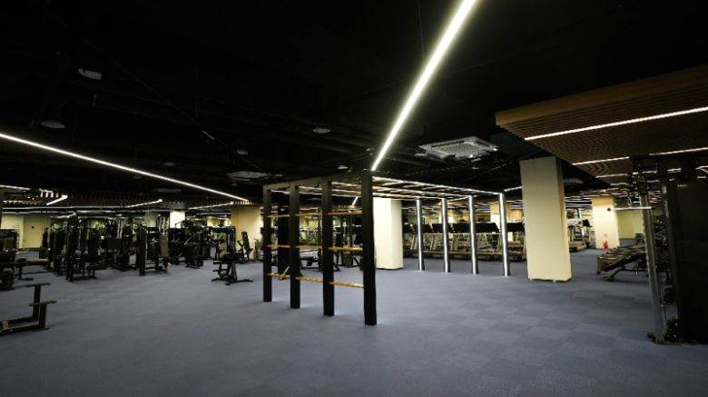 학원 내 편의시설 중 하나인 체력단련실. 퍼스널트레이닝(PT)과 요가 수업도 들을 수 있다. 시대인재 제공.
