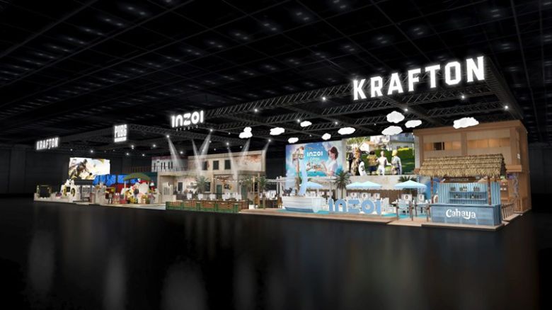 크래프톤 게임스컴 2025 부스 조감도 (제공=크래프톤)