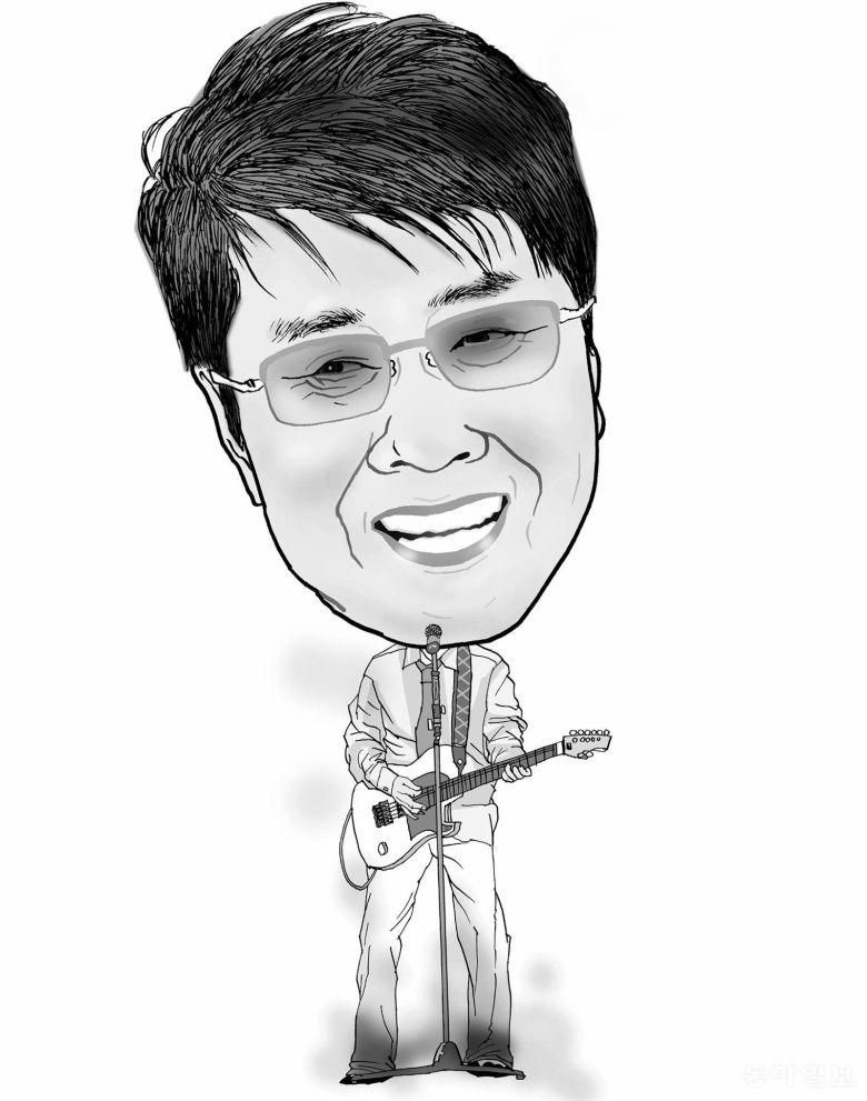 가왕의 캐리커쳐. 최남진 기자