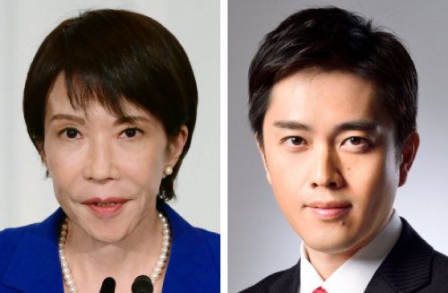 다카이치 사나에(왼쪽), 요시무라 히로후미.