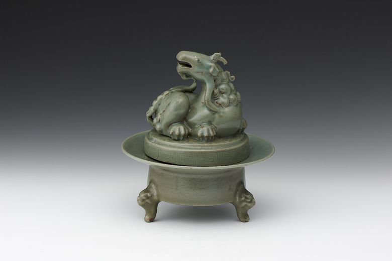 청자기린유개향로