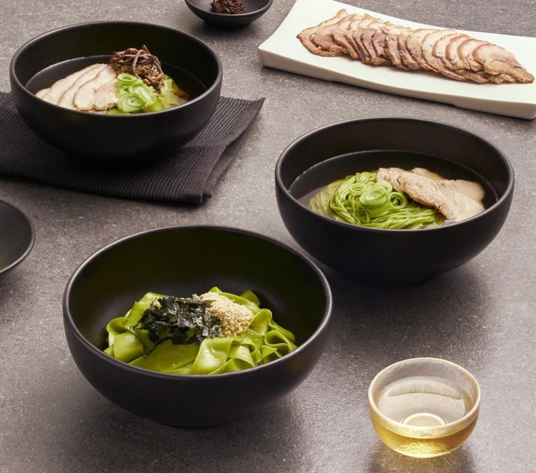 오설록 말차 누들바에서 출시한 말차 대표 메뉴. 오설록 제공