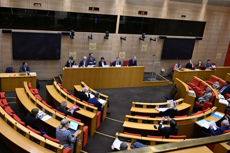 프랑스 상원이 루브르 박물관 관장  로랑스 데 카르에게 이번 도난 사태와 관련해 질의를 하고 있다. (출처=AP/뉴시스)