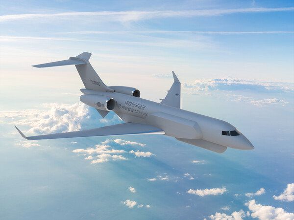 LIG넥스원-대한항공 컨소시엄이 합작해 만든 한국형 전자전기 예상도. 대한항공 제공