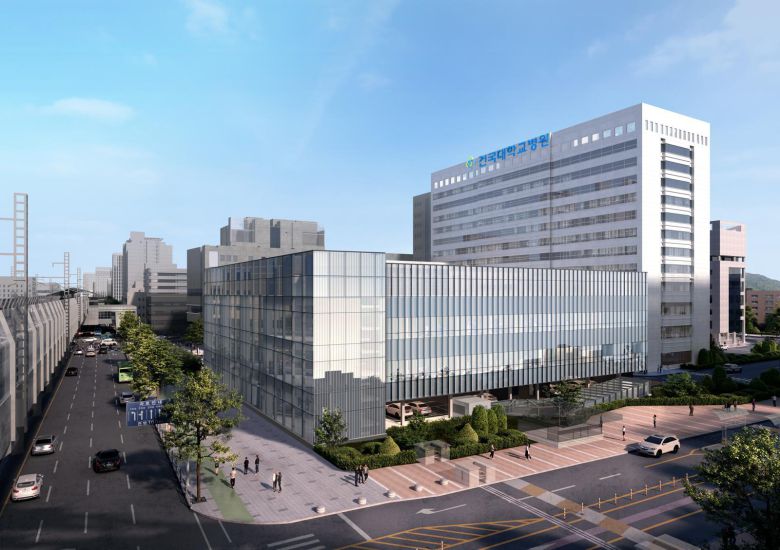 2027년 완공 예정인 3층 규모의 외래센터 조감도.