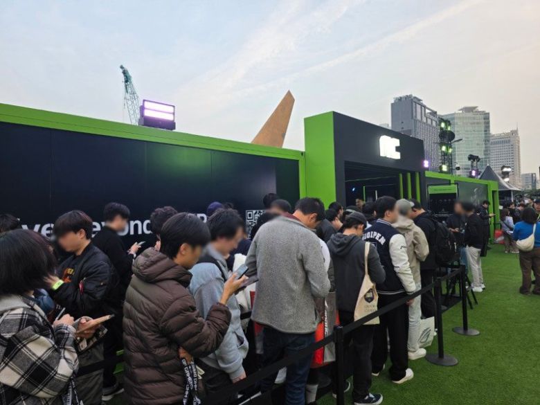 신더시티 체험 부스 (사진=게임동아)