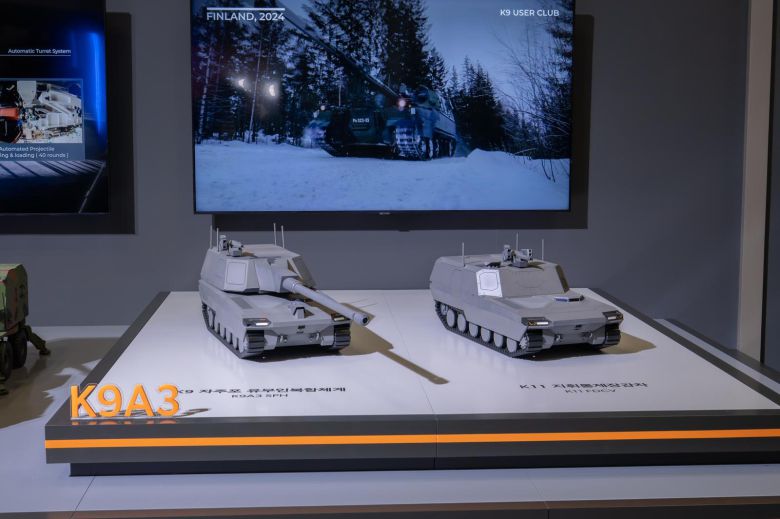 완전 무인화 자주포로 개발 중인 K9A3. 한화에어로스페이스 제공