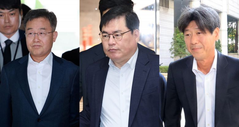(왼쪽부터) 화천대유자산관리 대주주 김만배 씨, 유동규 전 성남도시개발공사 본부장, 남욱 변호사. 뉴시스