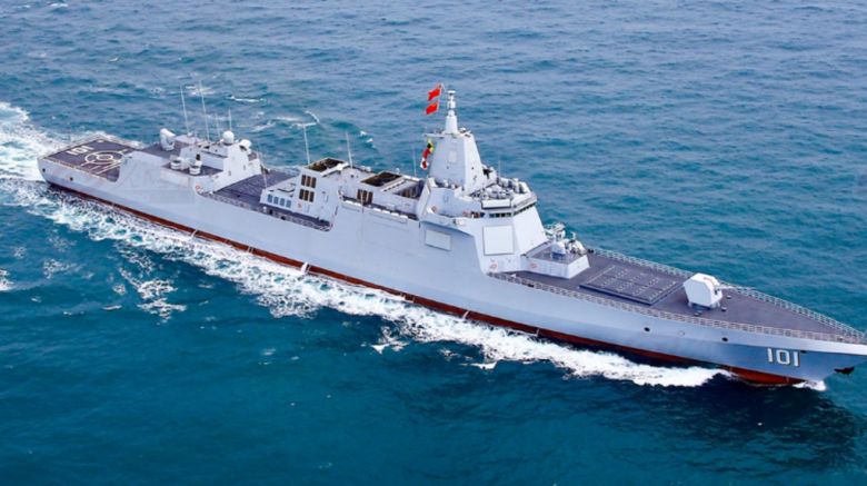 중국 인민해방군 055형 구축함. 온라인 캡처