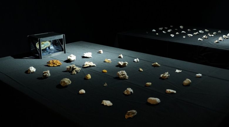 AI 이미지 생성에 기반한 설치예술 ‘플라스피어’. 아트코리아랩 제공