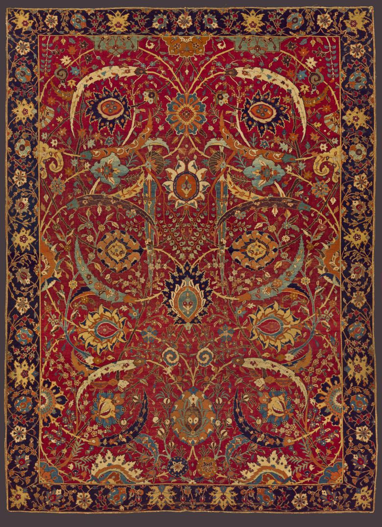 사파비 제국의 왕좌용 카펫.