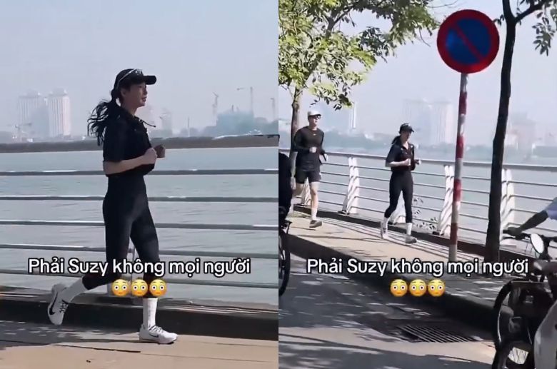 영화 ‘현혹’ 촬영을 위해 베트남 하노이 서호를 찾은 수지·김선호가 호숫가 도로에서 나란히 러닝하는 영상이 SNS에 퍼지며, 성지순례 조짐과 함께 “집 앞에서 수지 볼 수도 있냐”는 부러움 섞인 반응이 이어지고 있다. 온라인 커뮤니티 갈무리