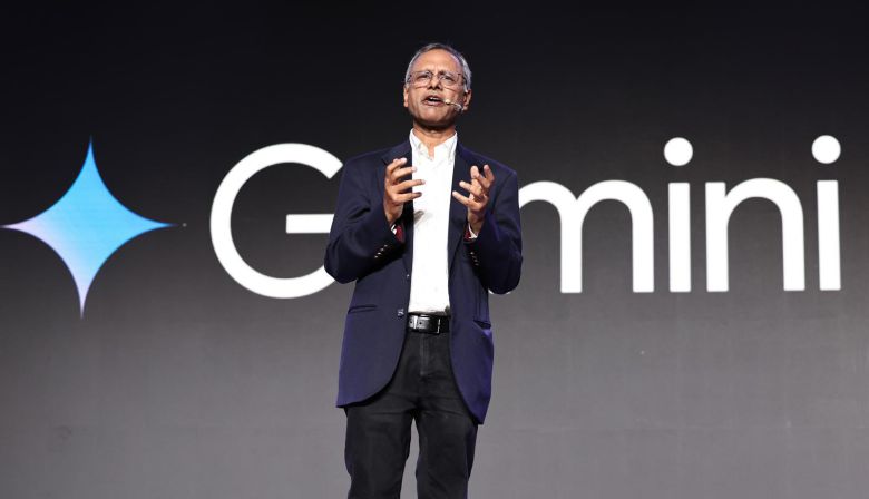 마니쉬 굽타 구글 딥마인드 시니어 디렉터가 2일 오후 서울 강남구 조선팰리스에서 열린 ‘구글 FOR KOREA’에서 축사하고 있다. 뉴스1