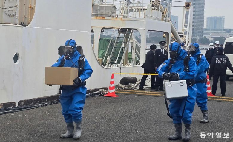 3일 오전 일본 도쿄 미나토구의 오다이바 해안에서 대량살상무기(WMD) 확산을 방지하기 위한 국제협력 체제인 확산방지구상(PSI) 연합훈련이 펼쳐졌다. 도쿄=황인찬 특파원 hic@donga.com
