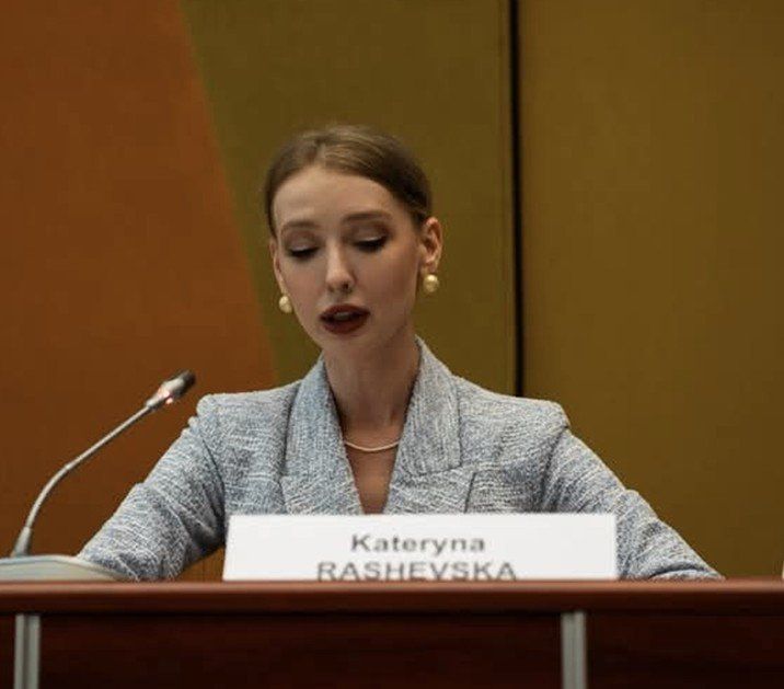 우크라이나 지역 인권 센터 소속 카테리나 라셰프스카 변호사. 2025.12.04. 출처: 카테리나 라셰프스카 X