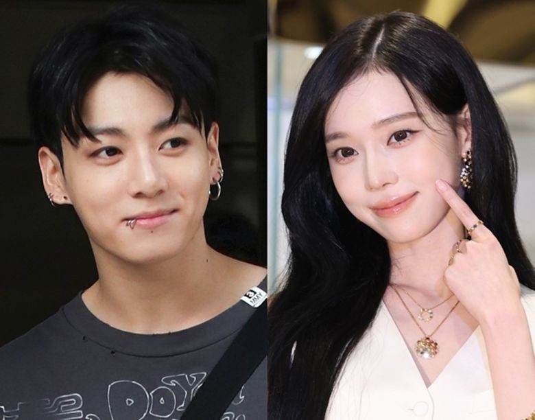 BTS 정국과 에스파 윈터가 열애설에 휩싸였다. 뉴스1