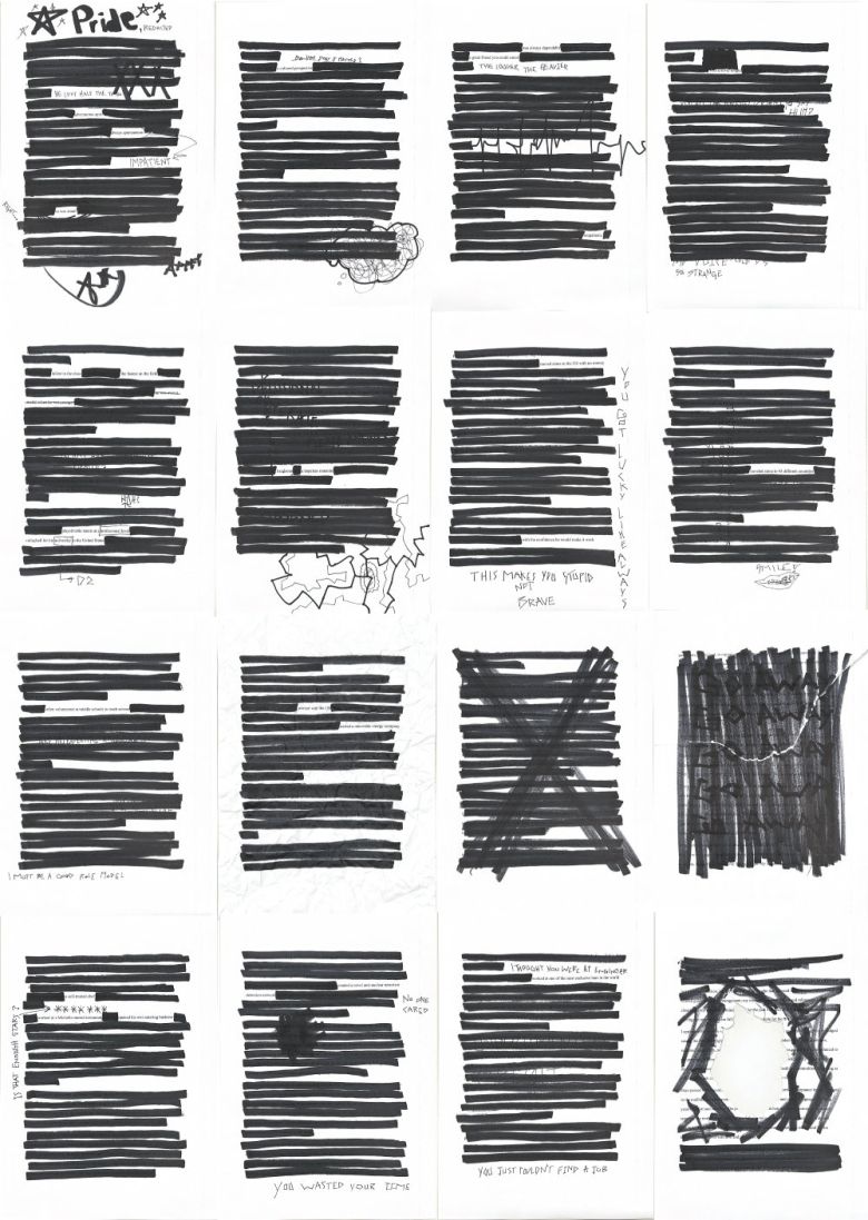 KAIST 글로벌디지털혁신대학원 석사과정 라파엘 루빈 데 셀리스 우리아스 학생의 ‘Pride, Redacted’. 망한 과제 자랑대회 1등 상인 ‘최상’을 수상했다. KAIST 실패연구소 제공