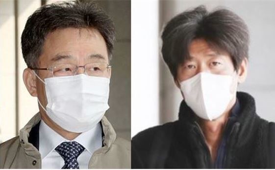 화천대유자산관리 대주주 김만배 씨(왼쪽)와 남욱 변호사. 뉴스1