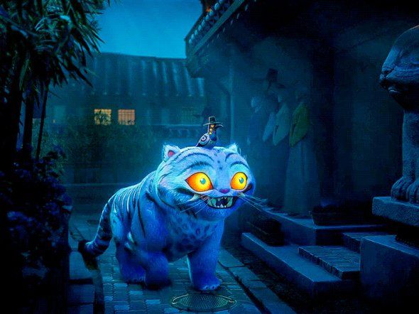 케이(K)팝을 다룬 넷플릭스 애니메이션 ‘케이팝 데몬 헌터스’에서 신스틸러로 활약한 호랑이 캐릭터 ‘더피’.