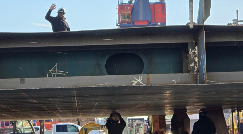 22일(현지 시간) 미국 펜실베이니아주 필라델피아에 있는 한화 ‘필리 조선소’ 모습. 한화는 지난해 12월 1억 달러(약 1450억 원)를 들여 이 조선소를 인수했다. 필라델피아=뉴스1