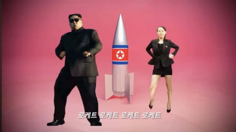이미 김정은은 전 세계적으로 가장 인기가 있는 풍자 소재로 활용되고 있다. 사진은 김정은을 패러디한 유튜브 동영상 캡처.