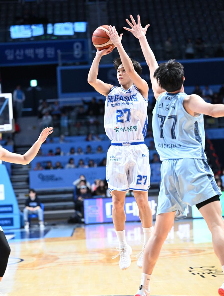 한국가스공사 고졸 신인 양우혁. KBL 제공