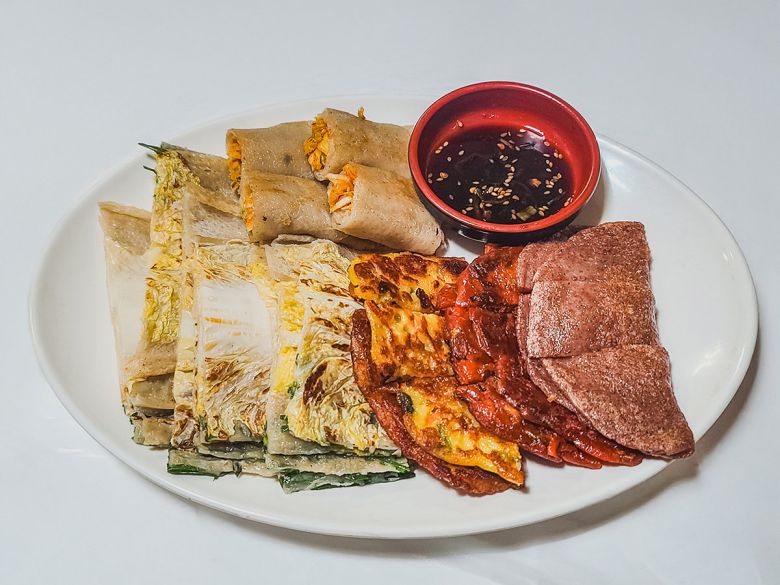 메밀전병, 메밀배추전, 수수부꾸미