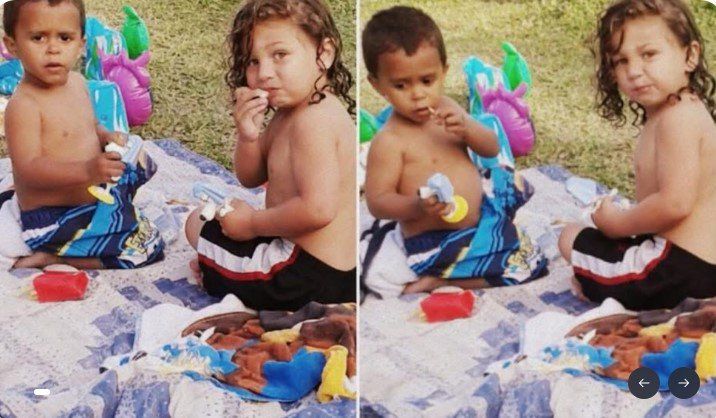 모래 구덩이에 매몰돼 숨진 조지 와츠(14)와 데릭 허버드(14). 사진=고펀드미