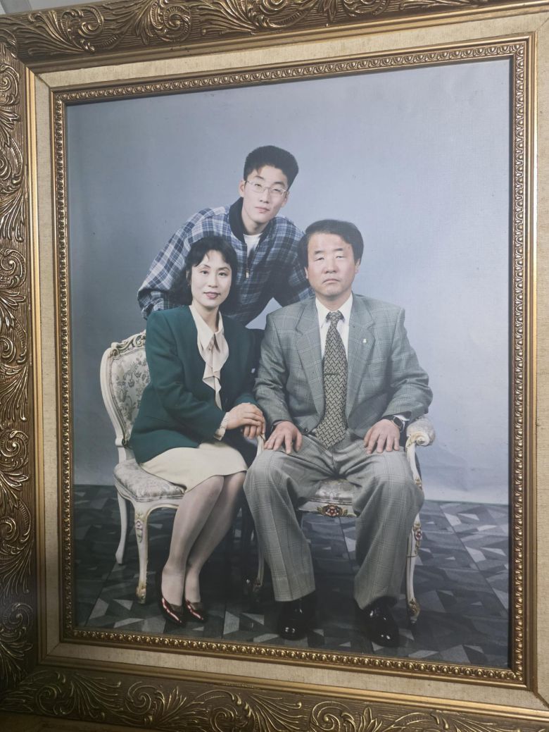 이화영 씨 가족. 한국장기조직기증원