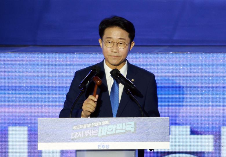 조정식 더불어민주당 전국당원회의 의장. 2025.08.02. 고양=뉴시스