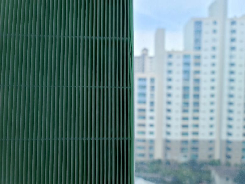 미세먼지 포집은 물론 항균기능도 있는 집진필터가 적용되었다.