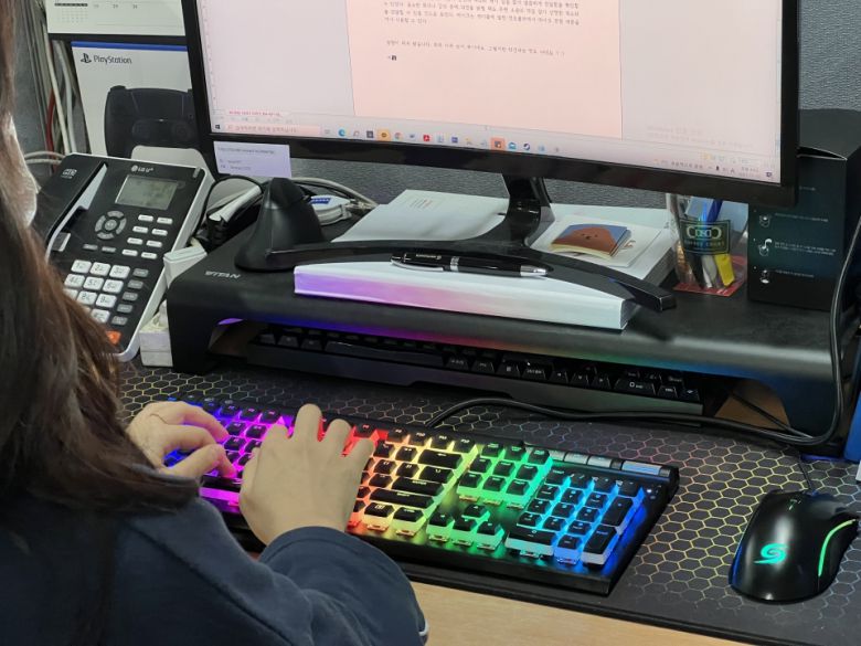 키감은 가볍고 부드러운 느낌이다.