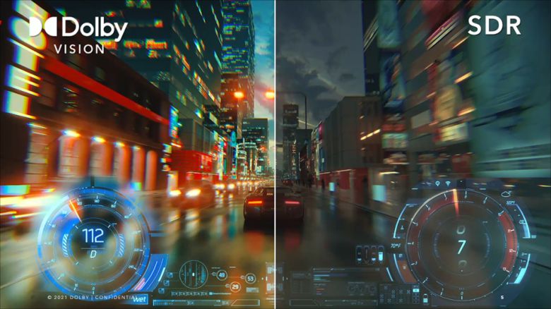 돌비 비전을 적용하면 같은 콘텐츠라도 전혀 다른 느낌으로 즐길 수 있다.