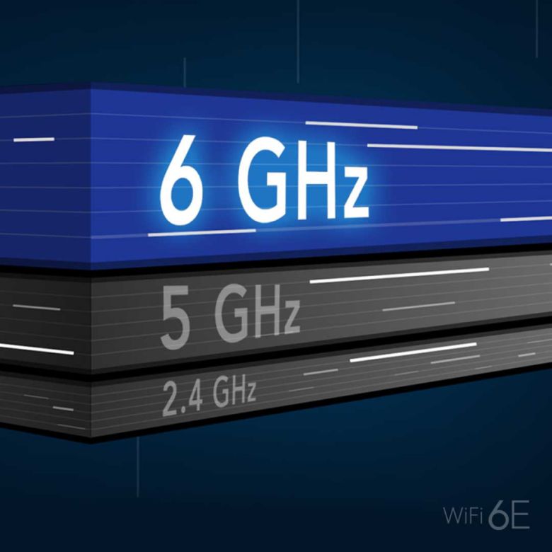 새로운 Wi-Fi 주파수 대역인 6GHz를 지원한다.