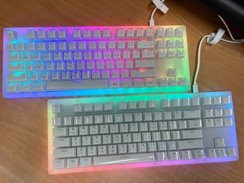 RGB LED 효과를 변경하는 것도 가능하다.