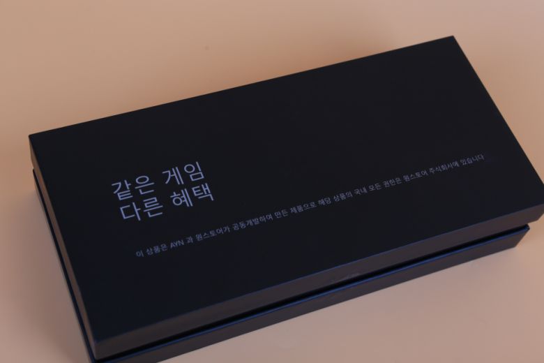 오딘 프로의 국내 출시 버전은 해외 제품과 패키지부터가 다르다.